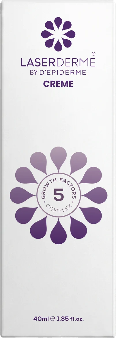 Embalagem do creme Laserderme by Depiderme, 40 ml