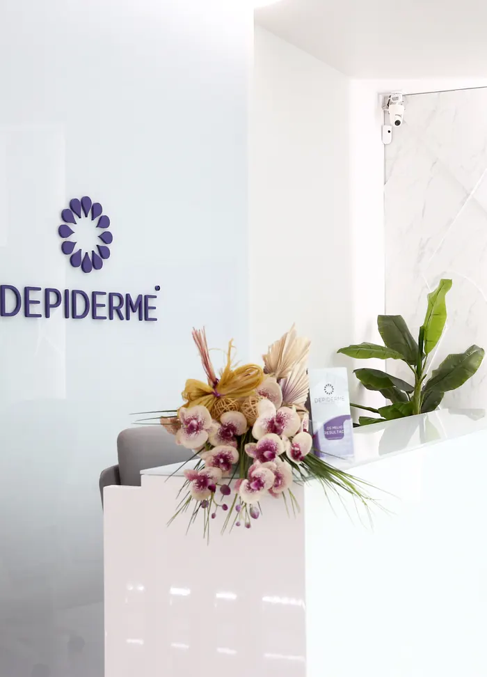 Receção da clínica Depiderme em Viseu